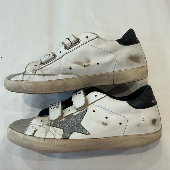 Golden Goose Old School Love Venice Sneakers Flawed Size 7 - Picture 2 of 16